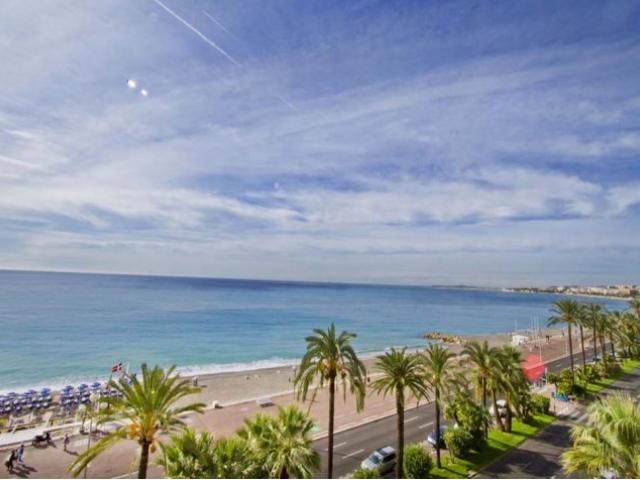  квартира в ницце. вид на море пляж променад