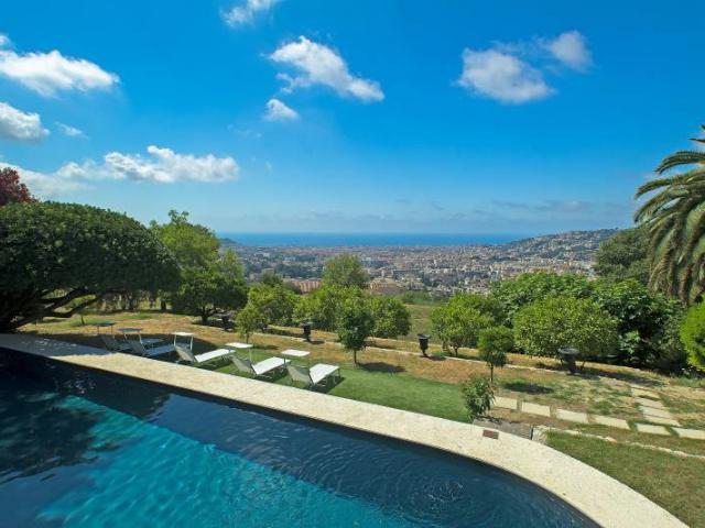 Бассейн виллы в Ницце